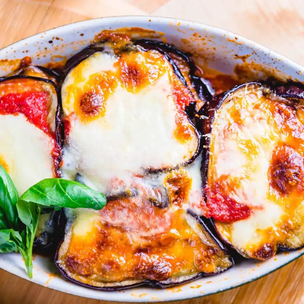 Eggplant Parmigiana - Italian cooking class in Genova