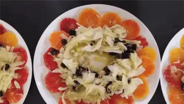 Sicilian Orange and Fennel Salad - Italian cooking class in Genova
