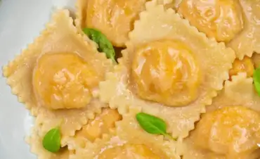 Mantova Style Pumpkin Ravioli - Italian cooking class in Genova